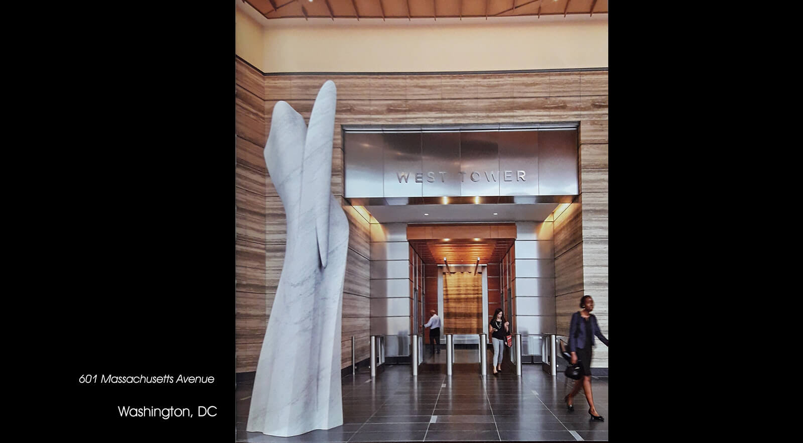 Le vie della Luce | 2014 | cm 430h | marmo statuario - marble (Washington DC - USA)